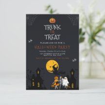 Maison hantée effrayante Trunk or Treat Halloween