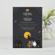 Maison hantée effrayante Trunk or Treat Halloween