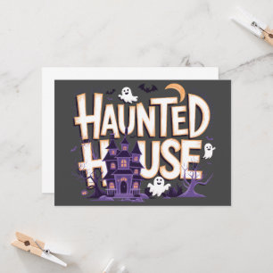 Invitation Maison Hantée - La Nuit des Fantômes