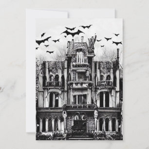 Invitation Maison haunted