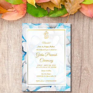 Invitation Maison hindou Réchauffement Griha Pravesh