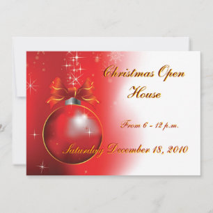 Invitation Maison ouverte de Noël, de 18 à minuit, F...
