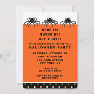 Invitation Maison ouverte Halloween