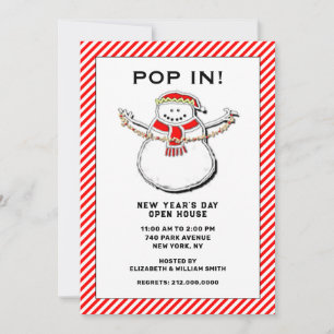 Invitation Maison ouverte pour les Fêtes