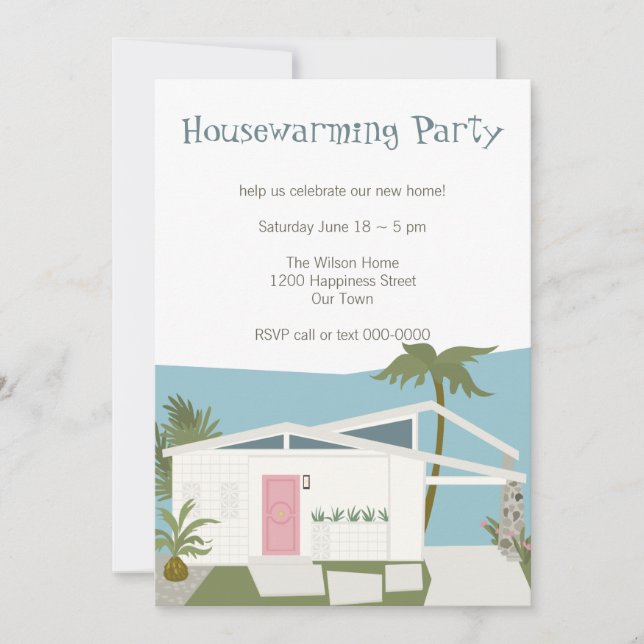 Invitation Maison Palm Spring (Devant)
