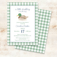 Mallard Canard Canard Pays Baby shower de chasse