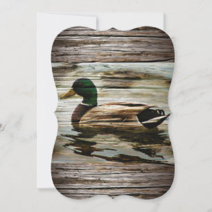 Invitation Mallard Duck
