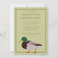 Mallard Duck Illustration réaliste personnalisée