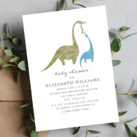 Mama et bébé Dinosaur Baby shower garçon