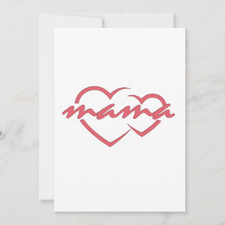 Invitation Mama love cadeau de la fête des mères pour le meil