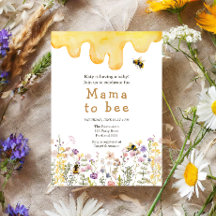 Mama to Bee Fleur sauvage Boho maman Baby shower