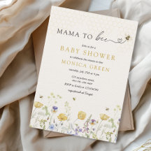 Mama to Bee Fleur sauvage Rustic Garden Baby showe