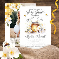 Mama to Bee Flowers Bees Honey Baby shower photo
