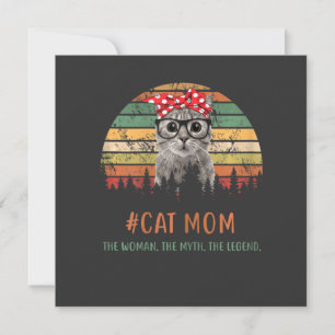 Invitation Maman Chat Féminin La Femme Le Mythe La Légende