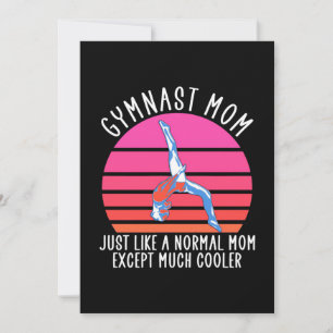 Invitation Maman de gymnaste