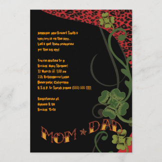 Invitation Maman et papa de Rockin