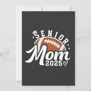 Invitation Maman fière senior 2025 diplômée de football fanta
