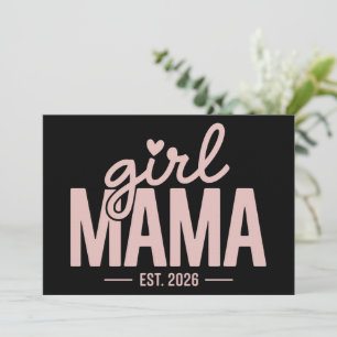 Invitation Maman Fille Est 2026 Révélation de Grossesse Maman