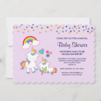 Maman Mignonne & Bébé Licorne Magique Baby Shower