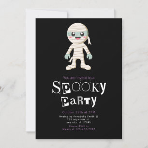 Invitation Maman Mignonne Halloween Moderne Minimaliste
