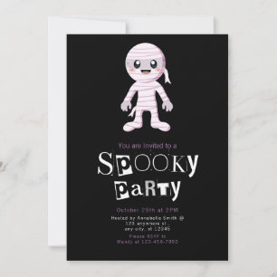 Invitation Maman Mignonne Halloween Moderne Minimaliste
