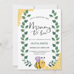 Invitation Maman to Bee Baby shower