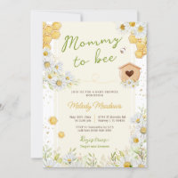 Maman to Bee Bumblebee Baby shower neutre entre le
