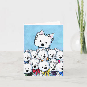 Invitation Maman Westie et chiots