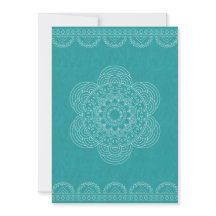 Mandala Chic Hipster 40e anniversaire Turquoise Gr