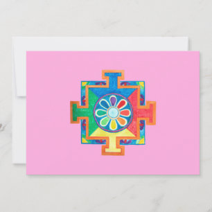 Invitation Mandala de l'aquarelle de création