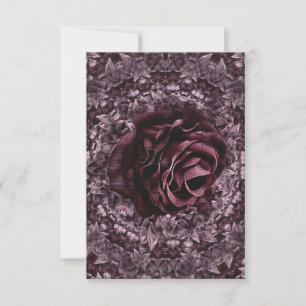 Invitation Mandala de rose