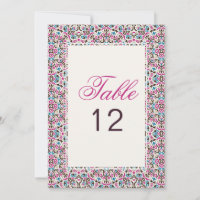Mandala de table de mariage géométrique en treilli