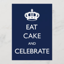 Mangez le gâteau et célébrez l'anniversaire