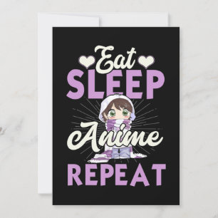 Invitation Mangez le sommeil Anime Répétez le manga amoureux 