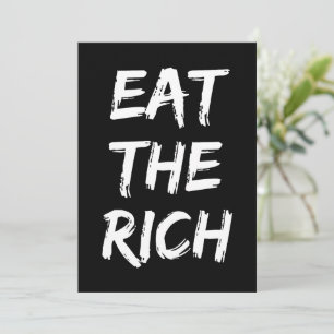 Invitation Mangez les riches - Socialiste
