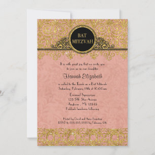 Invitation Manoir Anglais Style Maison Art Déco Nouveau Damas