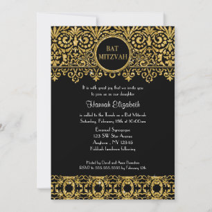 Invitation Manoir Anglais Style Maison Art Déco Nouveau Damas