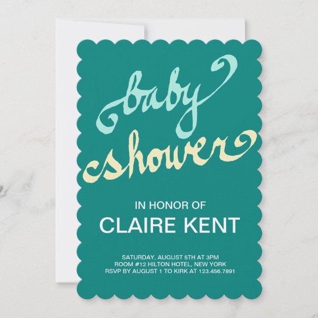 Invitation manuscrit (Devant)