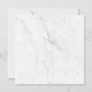 Invitation Marbre Blanc
