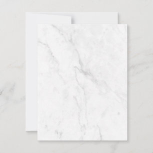 Invitation Marbre Blanc