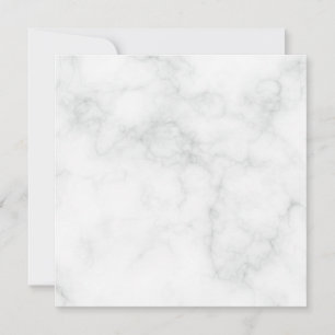 Invitation Marbre Blanc Moderne