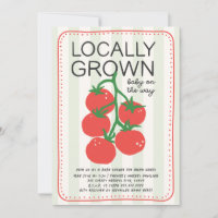 Marché de Tomates Local Baby Shower Neutre