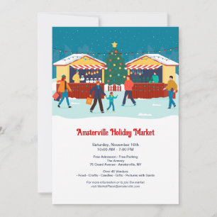 Invitation Marché de vacances