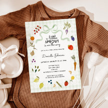 Marché fermier Gingham & Lace Baby Shower