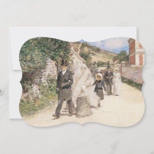Invitation Marche Nuptiale de Robinson, Impressionnisme Vinta