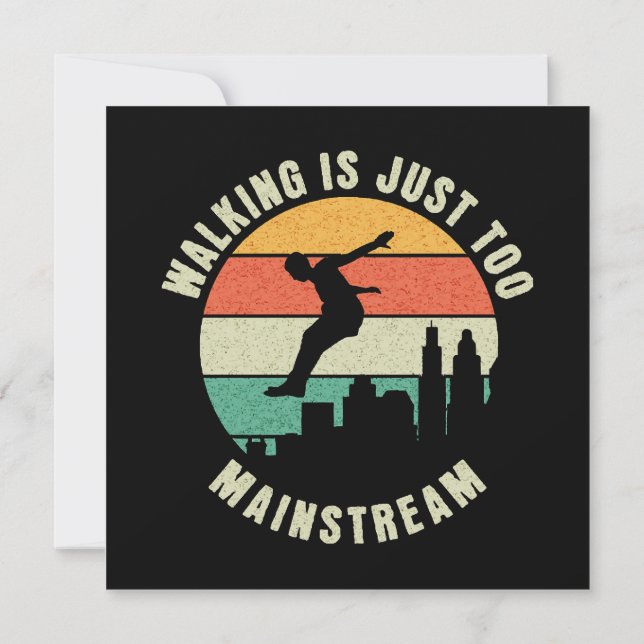 Invitation Marcher Est Juste Trop Grand (Dos)