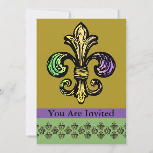 Invitation Mardi fleur de Gras