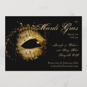 Invitation Mardi Gras
