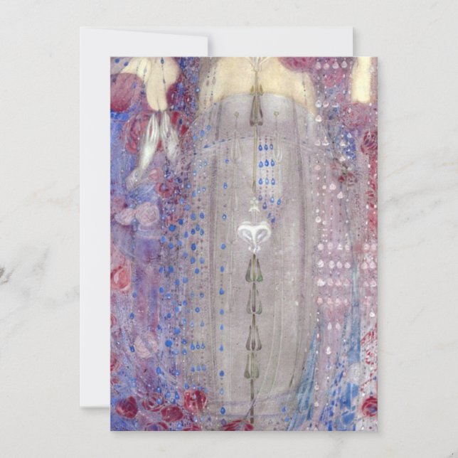 Invitation Margaret Macdonald Mackintosh Les Trois Parfums (Devant)
