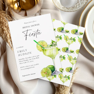 Invitation Margarita Fête Mexicaine Fête des mariées Florale
